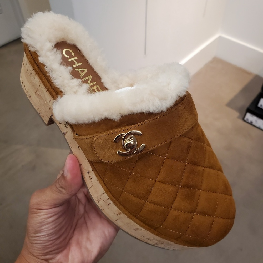 Brand new never worn Chanel clogs